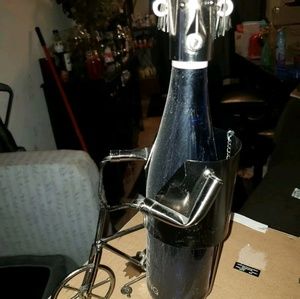 Brubaker Metal Wine Bottle Holder Bicycle Bolts